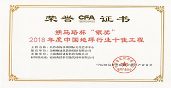 2018年地坪行業(yè)十佳工程